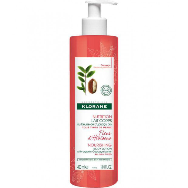 FLEUR D'HIBISCUS, Lait Corps, 400ml Klorane - Parashop