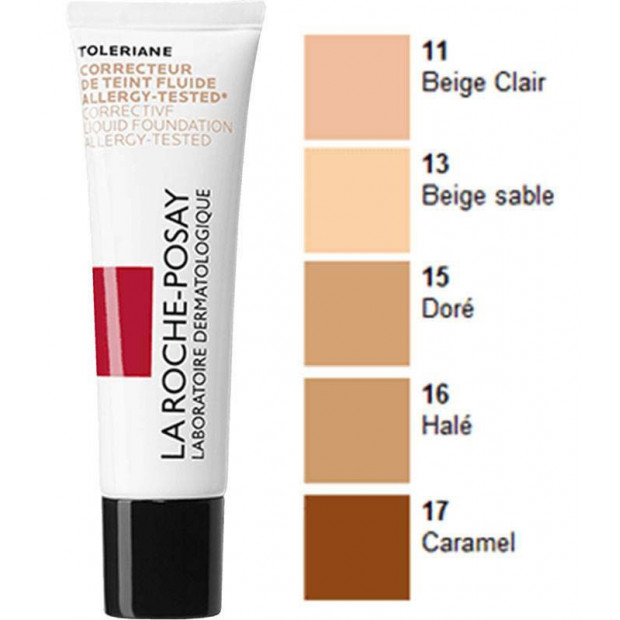 TOLERIANE TEINT Correcteur de teint fluide doré, 30ml