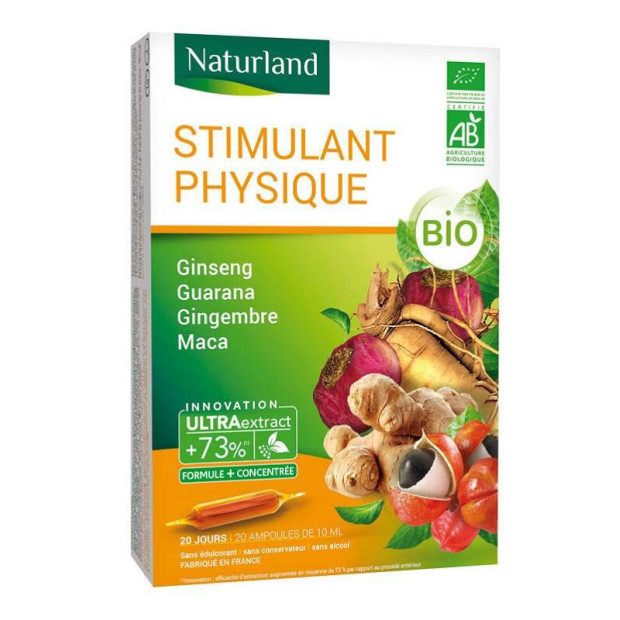 EXTRAITS FLUIDES Stimulant physique BIO. Bt 20 amp