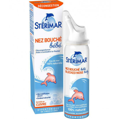 Nez Bouché Hypertonique Enfant/Bébé, 50ml Sterimar - Parashop