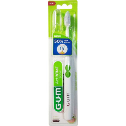 Activital Sonic brosse à dents souple, Blanc Gum - Parashop