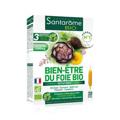 BIEN-ÊTRE DU FOIE BIO confort digestif, 20 ampoules
