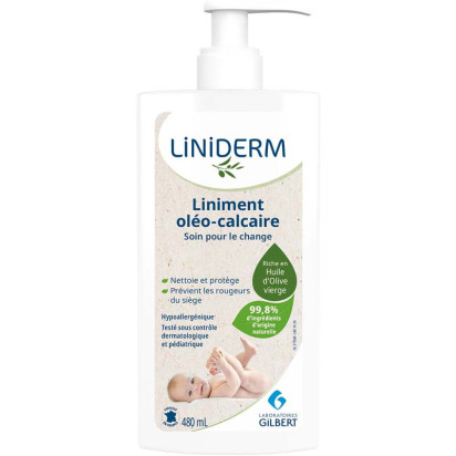 LINIDERM Liniment oléo-calcaire, 480ml Laboratoires Gilbert - Parashop