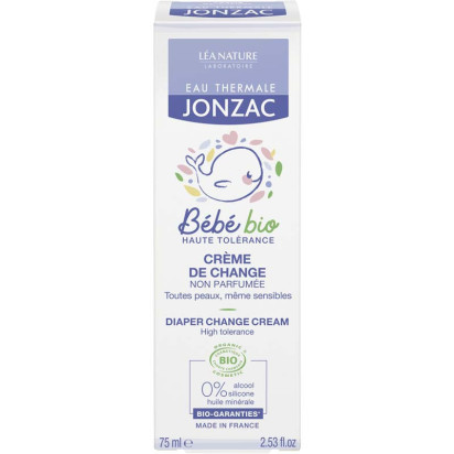 Bébé Bio Crème de change, 75ml Jonzac - Parashop