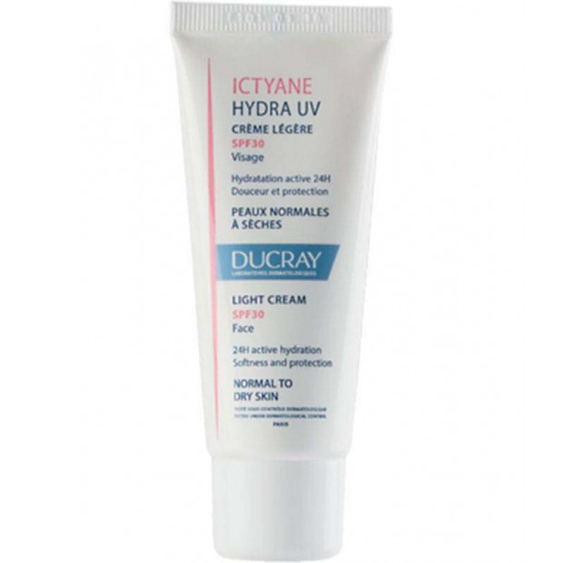 ICTYANE HYDRA UV crème légère SPF30, 40ml Ducray - Parashop