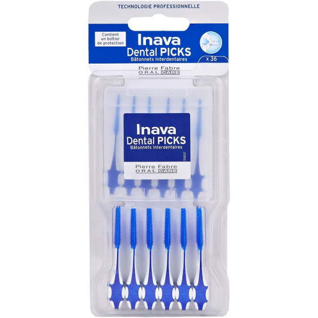 Dental Picks, 36 bâtonnets interdentaires Inava - Parashop