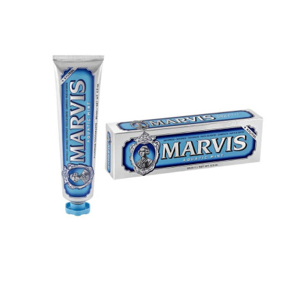 Dentifrice menthe aquatique bleu, 85ml Marvis - Parashop
