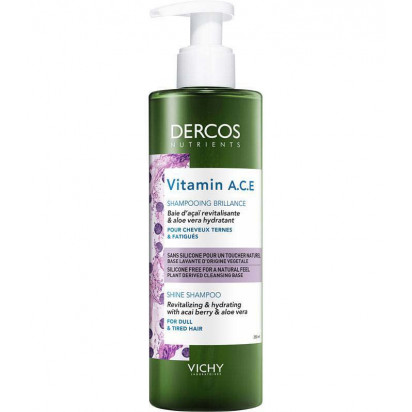 DERCOS NUTRIENTS shampoing Vitamin A.C.E, 250ml Vichy - Parashop