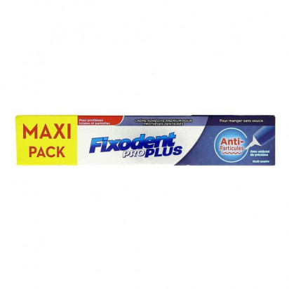 Crème adhésive anti-particules pour prothèses dentaires, 40g Fixodent - Parashop