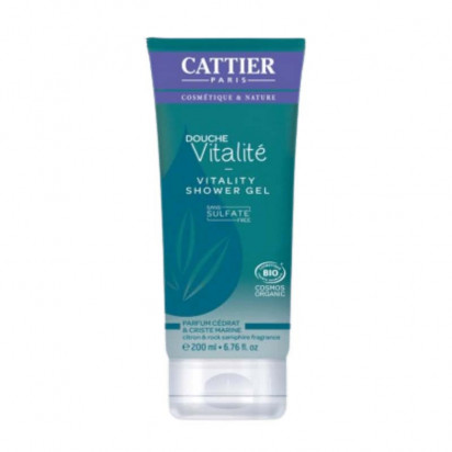 VITALITE Gel douche sans sulfates cédrat criste marine, 200ml
