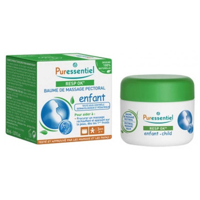Baume de massage pectoral enfant resp'ok® 60ml Puressentiel - Parashop