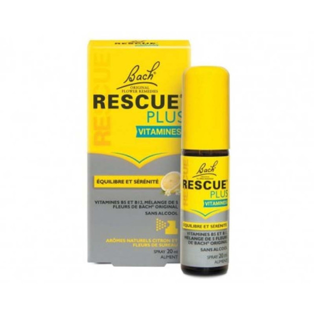 Équilibre et serenité vitamine saveur citron, spray 20ml Rescue® - Parashop