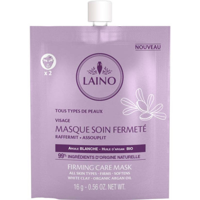 Masque soin fermeté à l'argile blanche, 16g Laino - Parashop