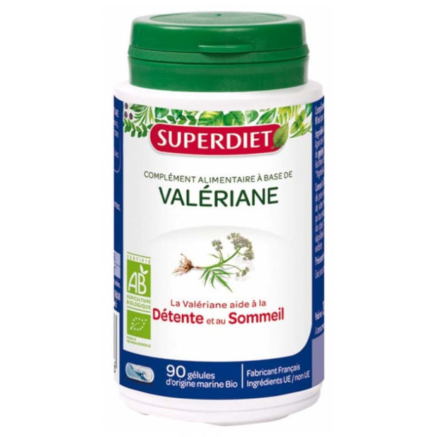 Valériane. Boîte 90 comprimés Super Diet - Parashop