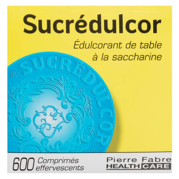 Edulcorant de table à la saccharine, 600 comprimés effervescents