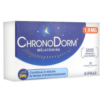 Mélatonine 1.9mg, 30 comprimés sublinguaux Chronodorm - Parashop
