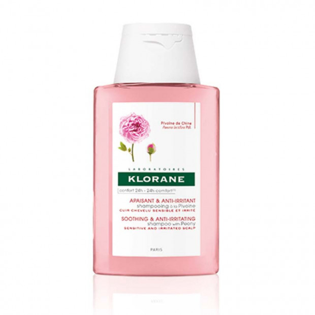 APAISANT & ANTI-IRRITANT Shampoing pivoine, 100ml Klorane - Parashop