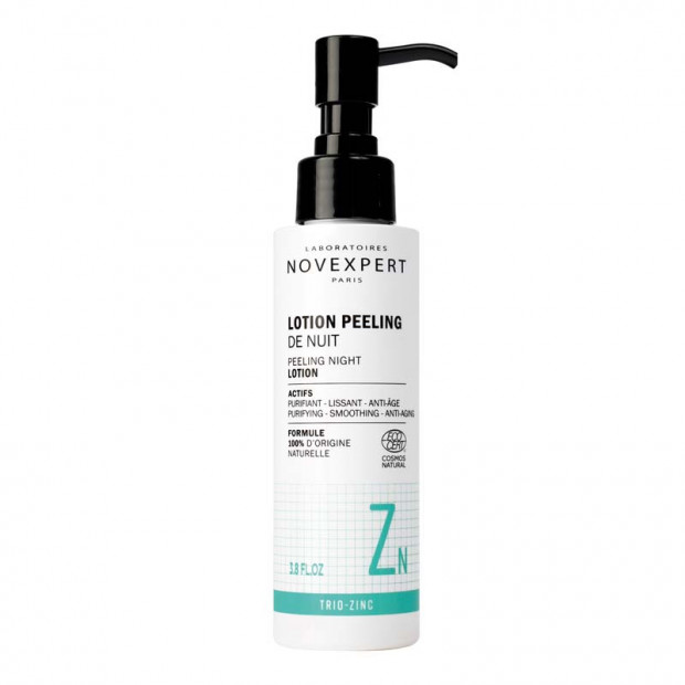 TRIO-ZINC Lotion peeling de nuit, 115ml Novexpert - Parashop