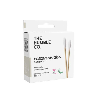 Coton tiges bambou coton Bio x100 Humble & Co - Parashop