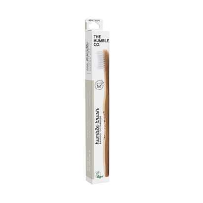 Brosse à dents Adulte Blanc bambou vegan