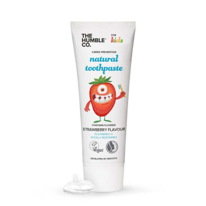 Dentifrice naturel Enfant Fraise 75ml Humble & Co - Parashop