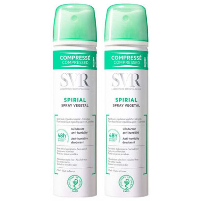 SPIRIAL SPIRIAL, Déodorant Spray Végéral 75ml lot de 2