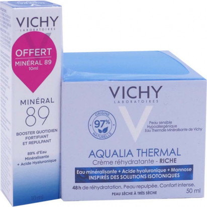 AQUALIA THERMAL Crème réhydratante riche, 50ml Vichy - Parashop