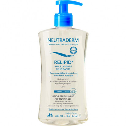 RELIPID+ Huile lavante relipidante, 400ml Neutraderm - Parashop
