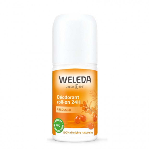 Déodorant roll-on 24H Argousier, 50ml Weleda - Parashop