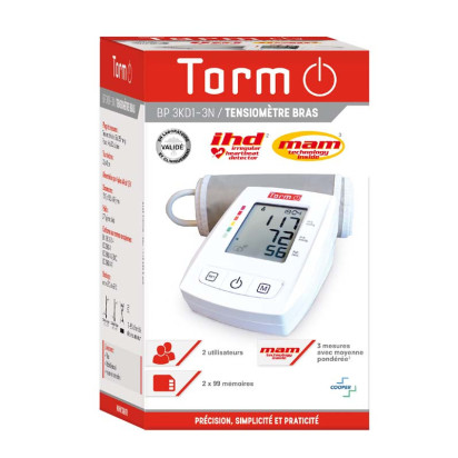 TORM tensiomètre bras BP-3KD1-3N Cooper - Parashop