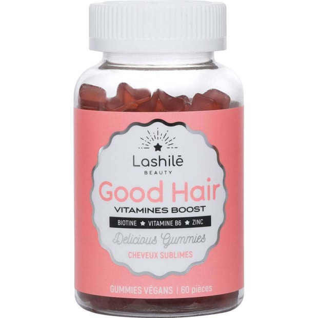 GOOD HAIR Vitamins, 60 gummies Lashilé Beauty - Parashop
