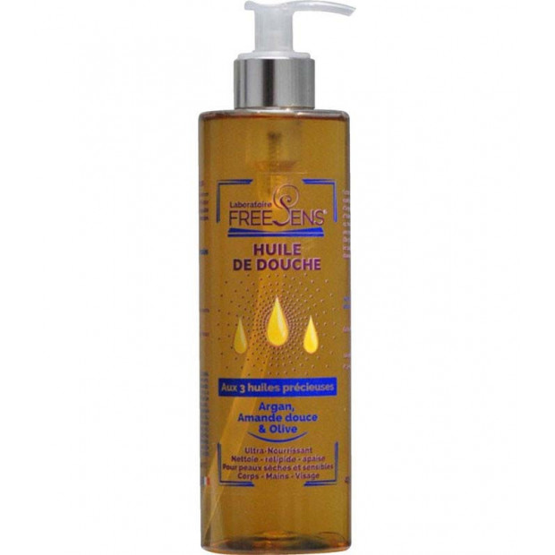 Freesens Huile de douche aux 3 huiles en 400mL