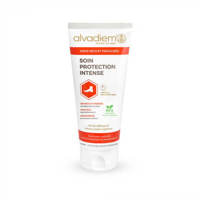 Soin protection intense pieds secs fragilisés, 100ml Alvadiem - Parashop