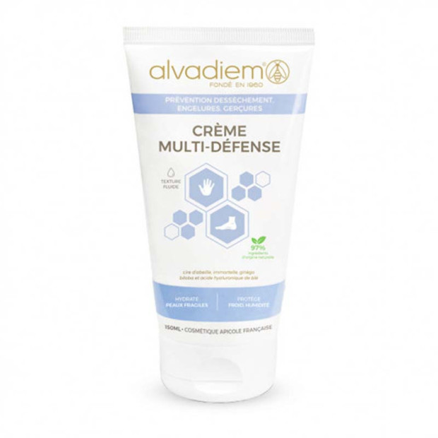 Crème multi défenses mains et pieds, 150ml Alvadiem - Parashop