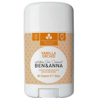 Déodorant naturel Vanilla Orchid, stick 60g Ben&Anna - Parashop