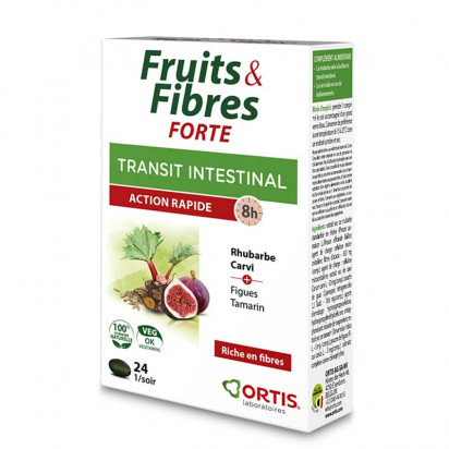 FRUITS & FIBRES FORTE transit intestinal action rapide, 24 comprimés