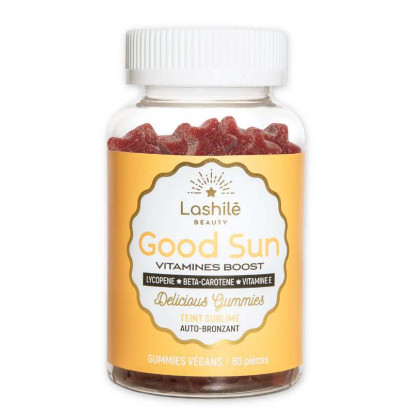 GOOD SUN Vitamines Boost autobronzant, 60 gommes Lashilé Beauty - Parashop