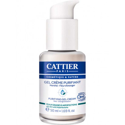 Gel crème purifiant peaux grasses imperfections, 50ml Cattier - Parashop