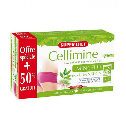 MINCEUR, Cellimine, 20X15ml +10 ampoules Offertes