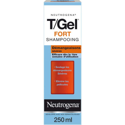T/GEL® Fort Shampoing démangeaisons Intenses, 250ml Neutrogena - Parashop