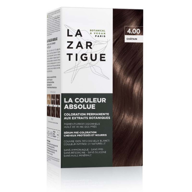 LA COULEUR ABSOLUE châtain 4.00 60ml Lazartigue - Parashop