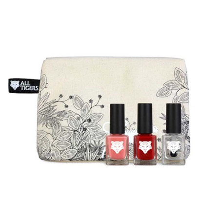 Coffret 3 vernis Jungle Colors + trousse offerte