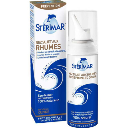 Cuivre Hygiène du Nez, Flacon 100ml Sterimar - Parashop