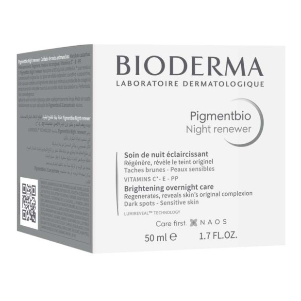 PIGMENTBIO Soin de nuit éclaircissant, 50ml Bioderma - Parashop