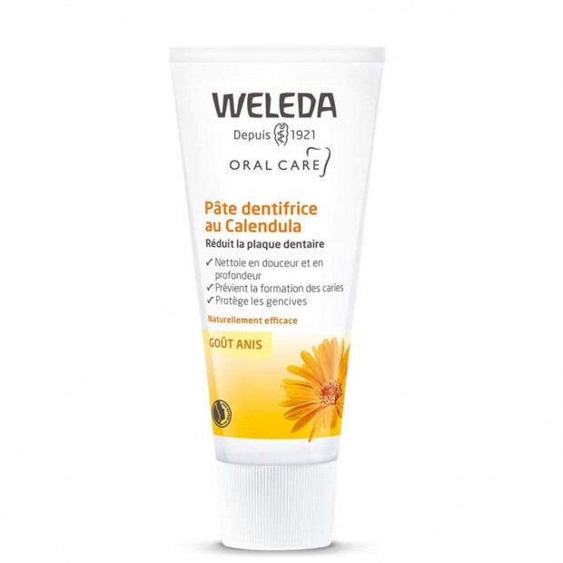 Pâte dentifrice au Calendula, 75 ml Weleda - Parashop