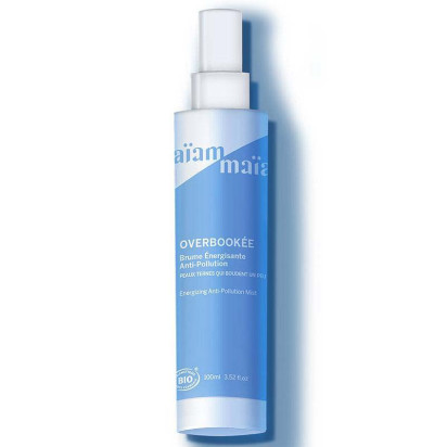 OVERBOOKÉE Brume énergisante anti-pollution bio, 100ml