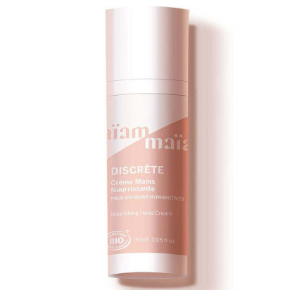 DISCRETE Crème mains nourrissante bio, 30ml