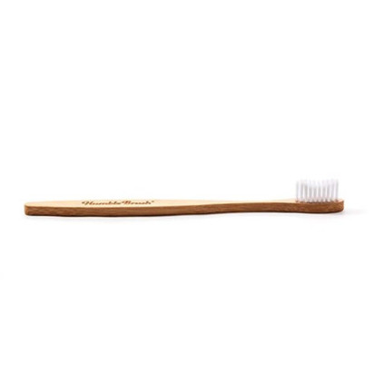 Brosse à dents Adulte Soft-Blanc bambou vegan Humble & Co - Parashop