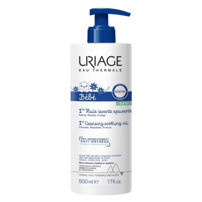 BÉBÉ 1ère Huile Lavante Apaisante, 500ml Uriage - Parashop