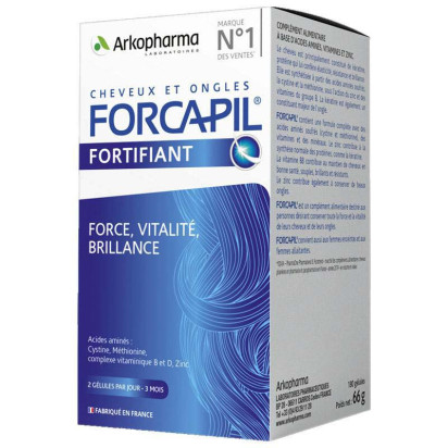 FORCAPIL® ANTI-CHUTE pousse croissance résistance, 2 mois + 1 offert Arkopharma - Parashop